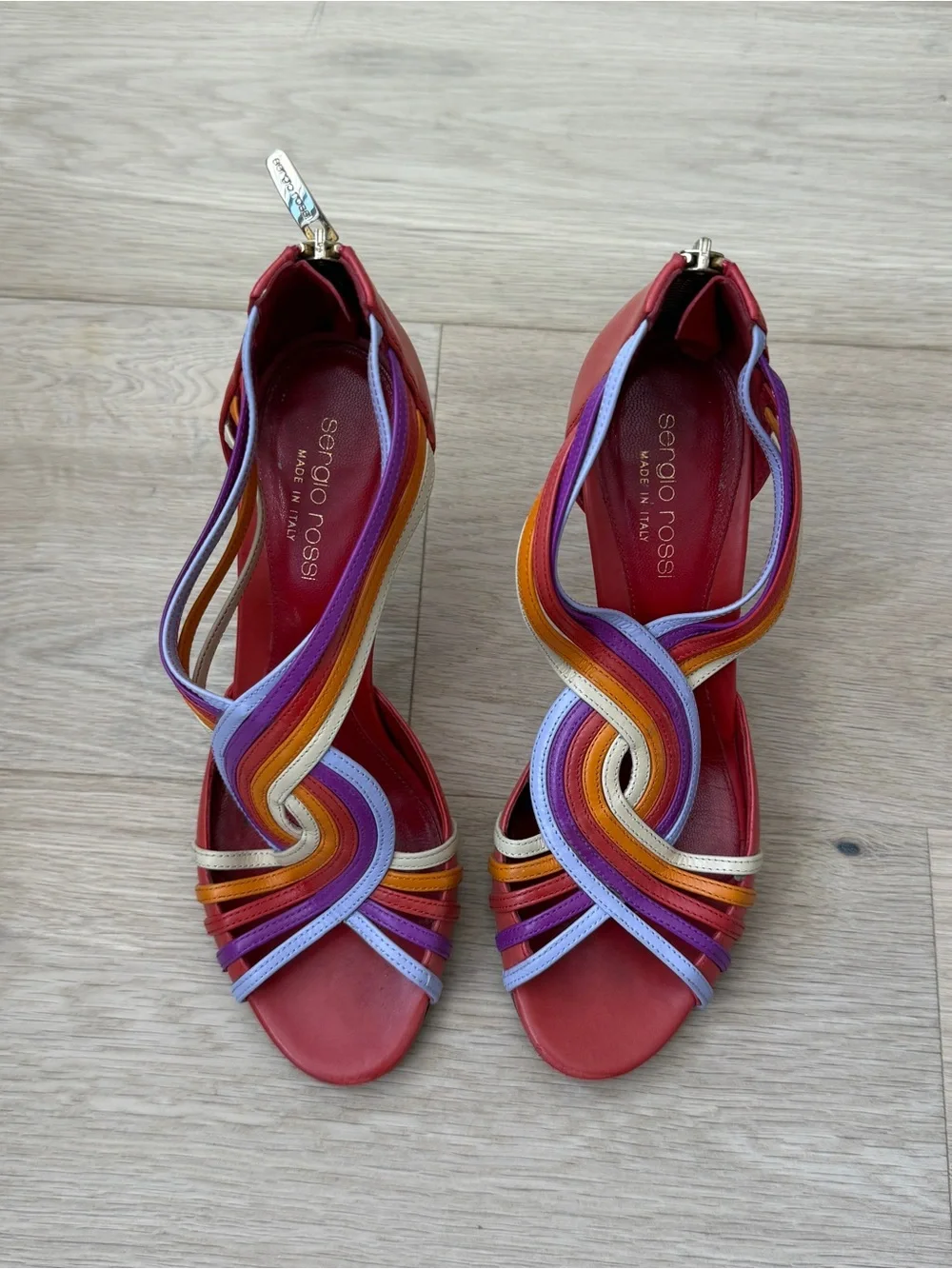 Vintage Sergio Rossi Colorful Heels